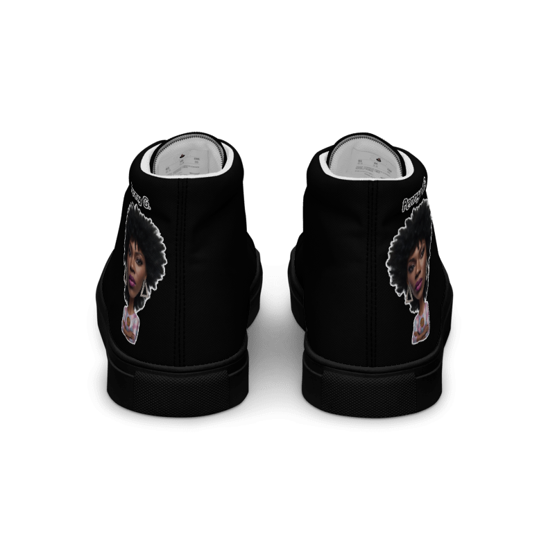 Penny G. Women's All Black High Top Sneakers
