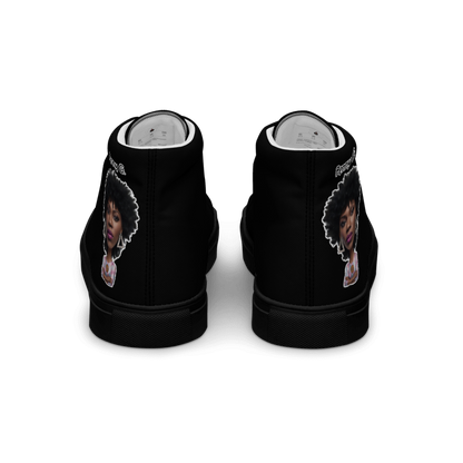 Penny G. Women's All Black High Top Sneakers