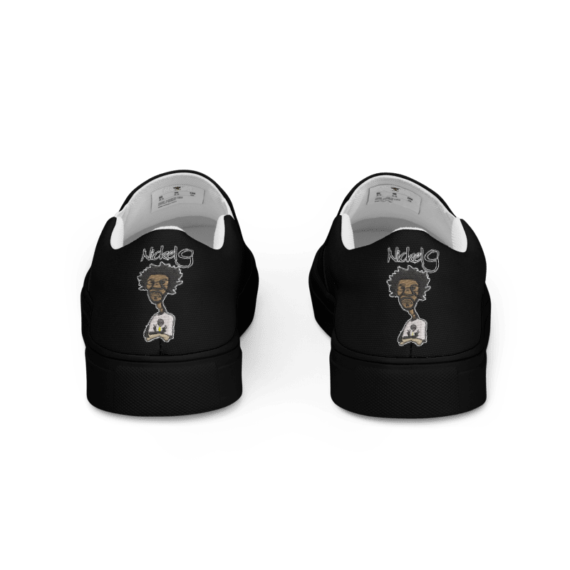 Nickel G. Classic All Black Men's Slip-On Shoes