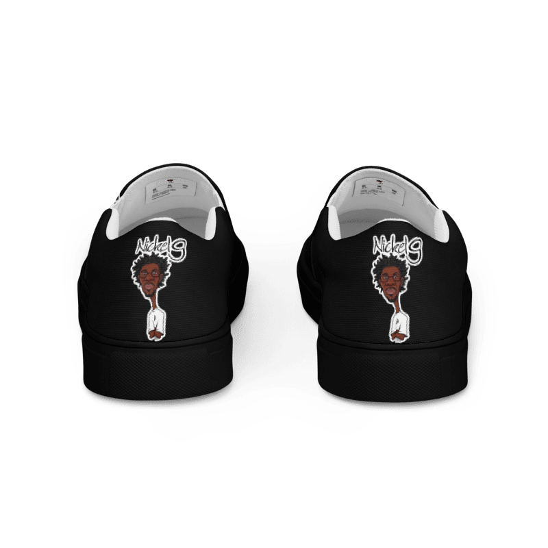 Nickel G. All Black Men's Slip-On Shoes