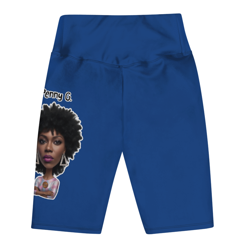 Penny G. Women's Dark Cerulean(Dark Blue) Biker Shorts Classic