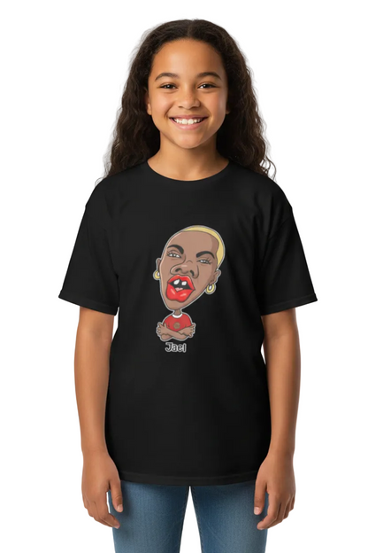 Jael Black Tee for Girls By Penny G.