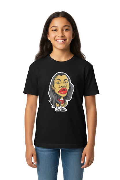 Deborah Black Tee for Girls By Penny G.