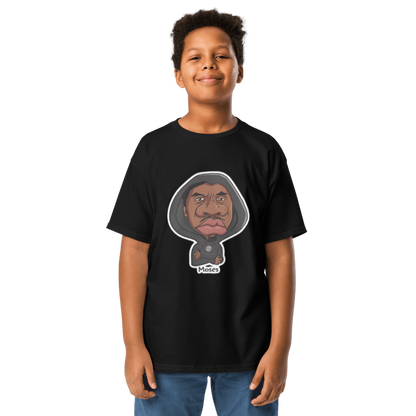 Moses Black Tee for Boys By Nickel G.