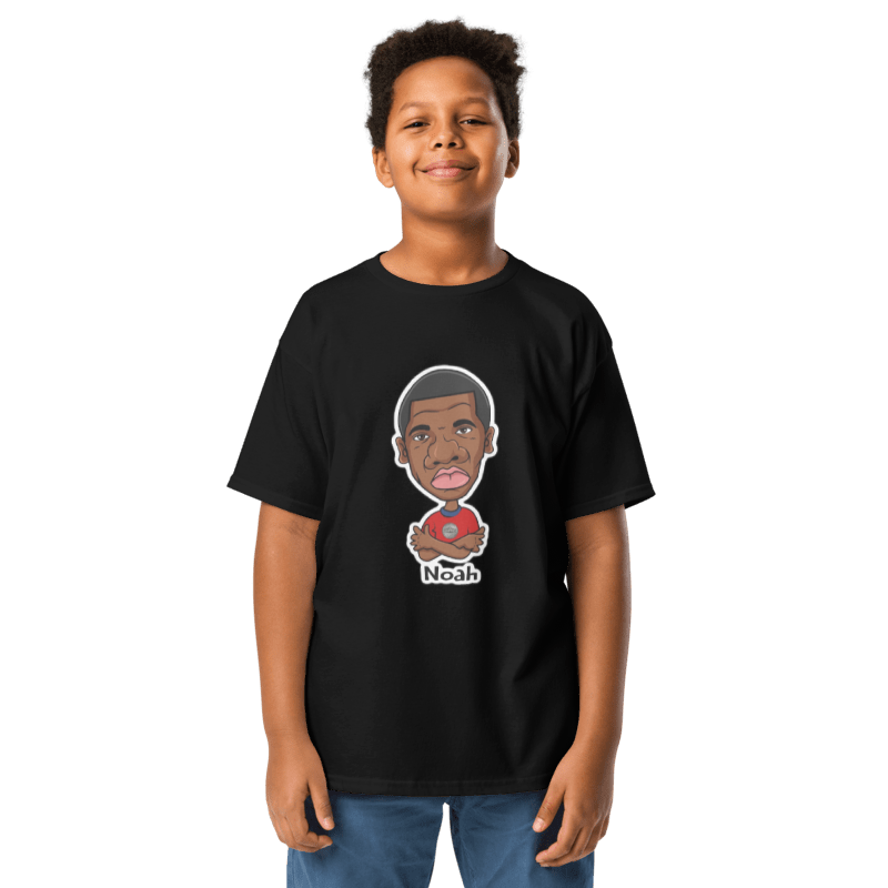 Noah Black Tee for Boys By Nickel G.