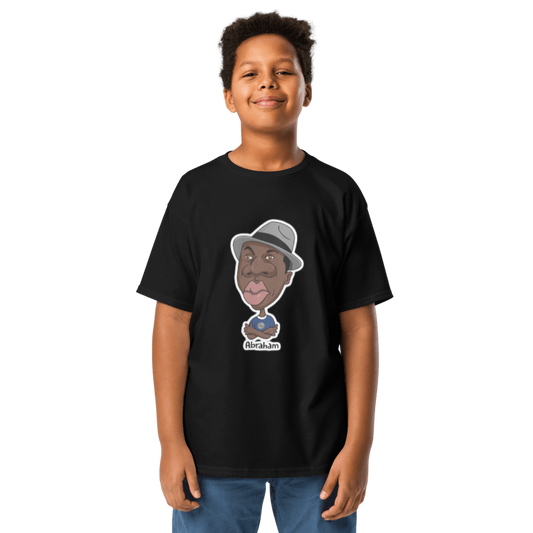 Abraham Black Tee for Boys By Nickel G.