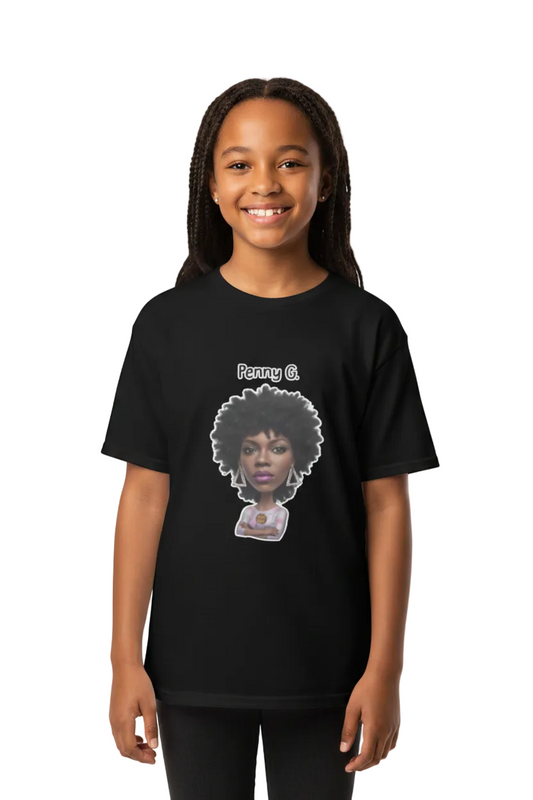 Black Tee for Girls By Penny G.