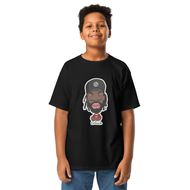 Enoch Black Tee for Boys By Nickel G.