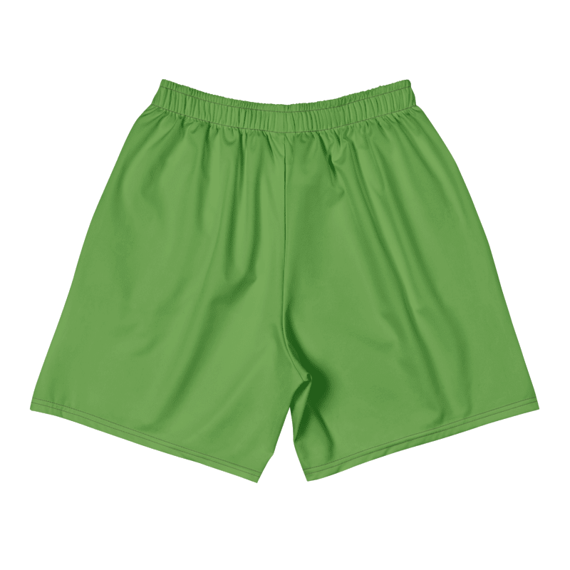 All-Over Print Unisex Green Athletic Long Shorts