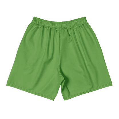 All-Over Print Unisex Green Athletic Long Shorts