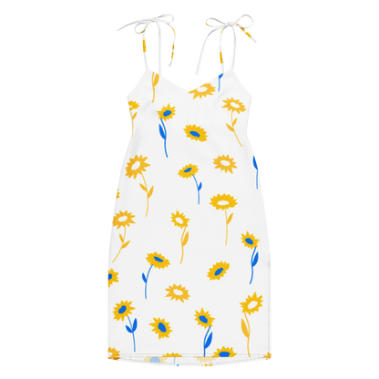 Women's Sunflowers Graphic Summer Dress By Penny G.