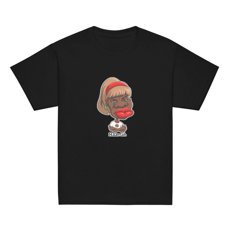 Naamah Black Tee for Girls By Penny G.