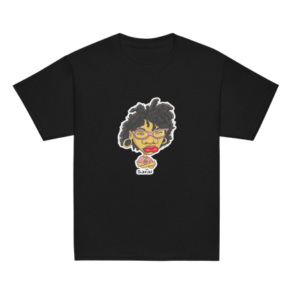 Sarai Black Tee for Girls By Penny G.