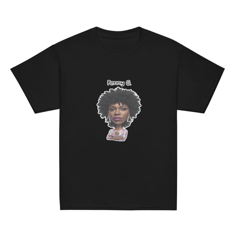 Black Tee for Girls By Penny G.