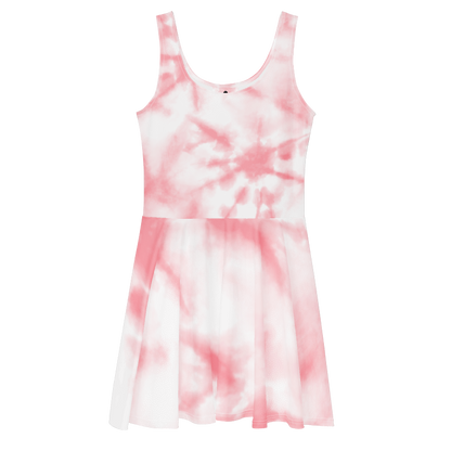 Women's Pink & White Graphic Summer Dress By Penny G.