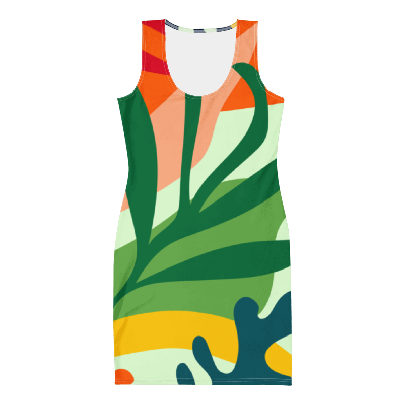 Women's Plant Life Graphic Summer Dress