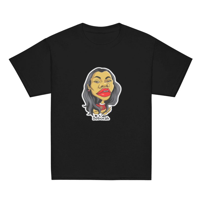 Deborah Black Tee for Girls By Penny G.