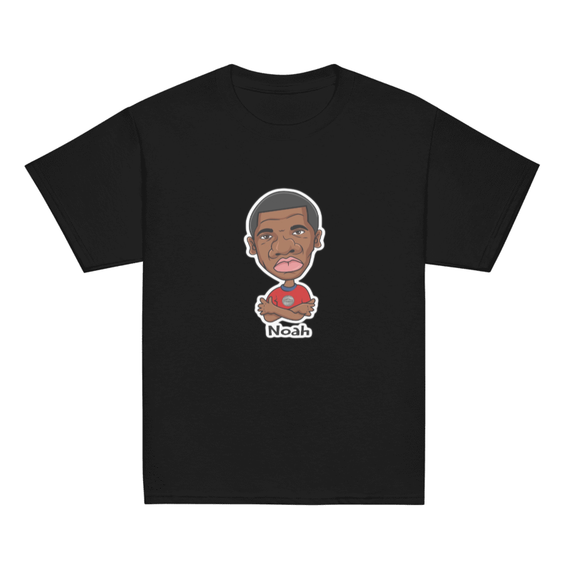 Noah Black Tee for Boys By Nickel G.