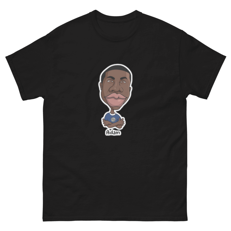 Adam Black Tee for Men By Nickel G.