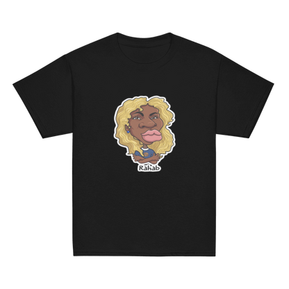 Rahab Black Tee for Girls By Penny G.