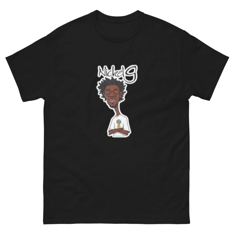 Black Tee for Men By Nickel G.