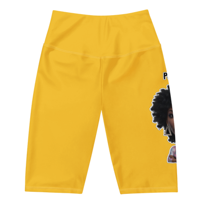 Penny G. Women's Yellow Biker Shorts Classic