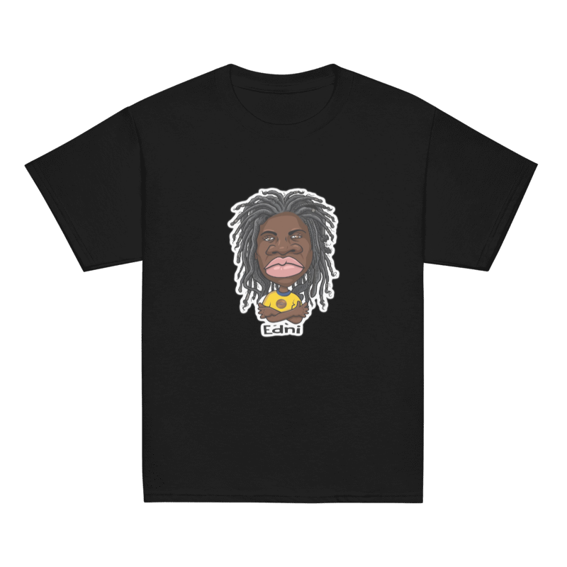 Edni Black Tee for Girls By Penny G.