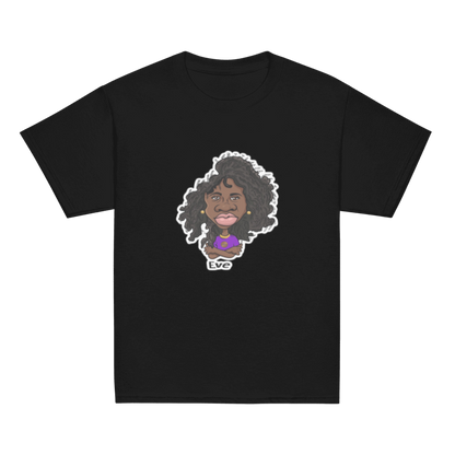 Eve Black Tee for Girls By Penny G.