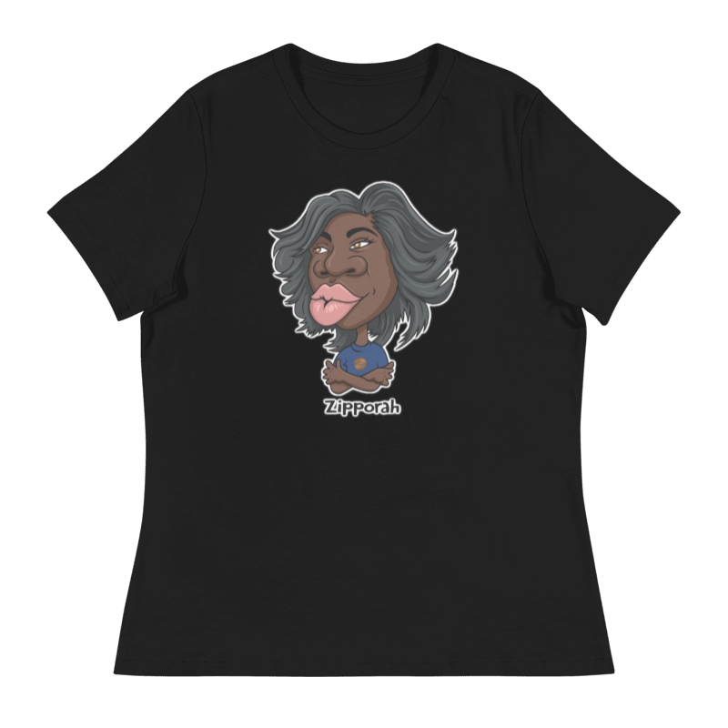 Zipporah Black Tee for Women By Penny G.
