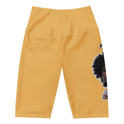 Penny G. Women's Gold Biker Shorts Classic