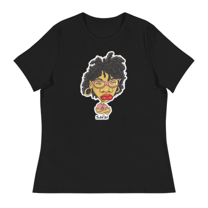 Sarai Black Tee for Women By Penny G.