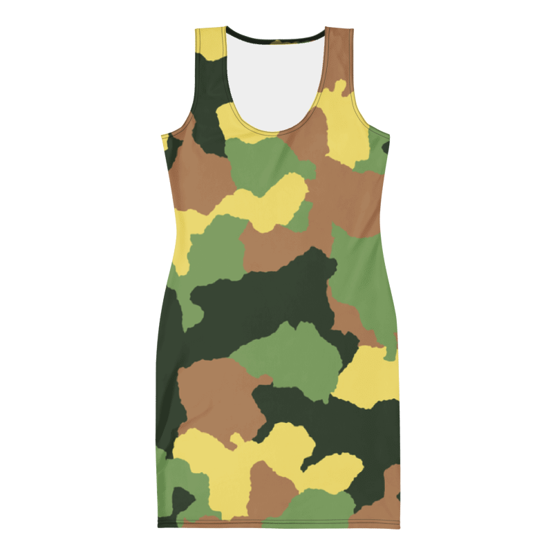 Women's Camouflage Graphic Summer Dress