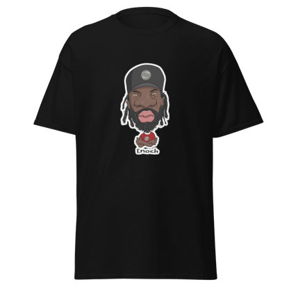 Enoch Black Tee for Men By Nickel G.