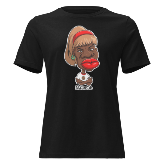 Naamah Black Tee for Women By Penny G.