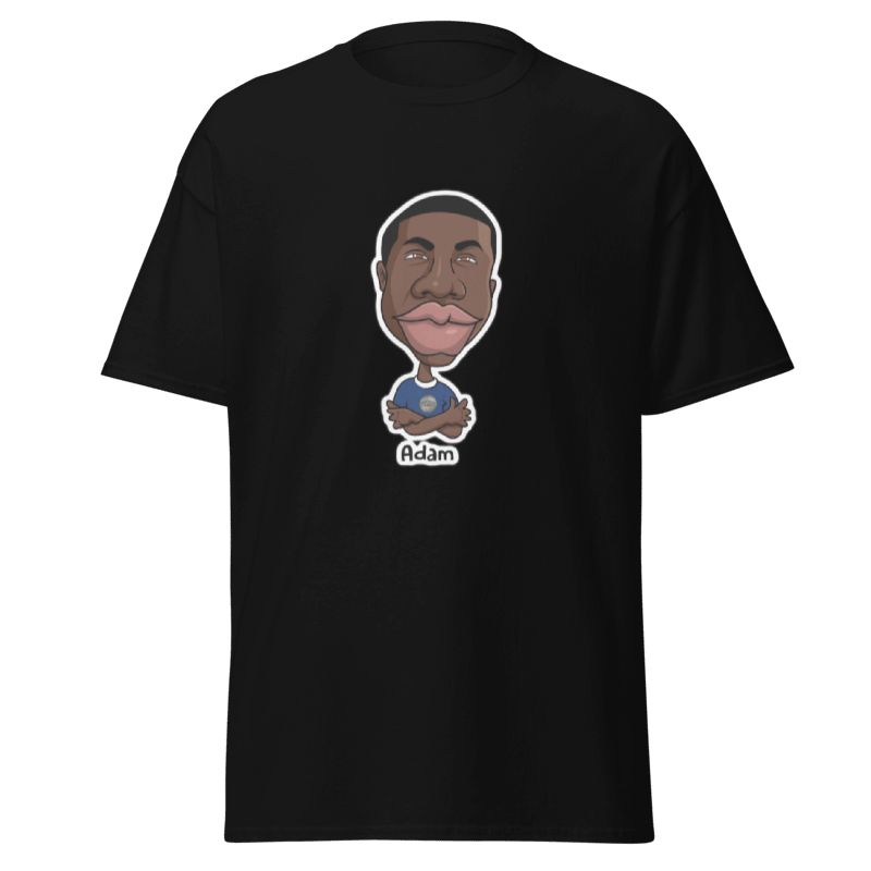 Adam Black Tee for Men By Nickel G.