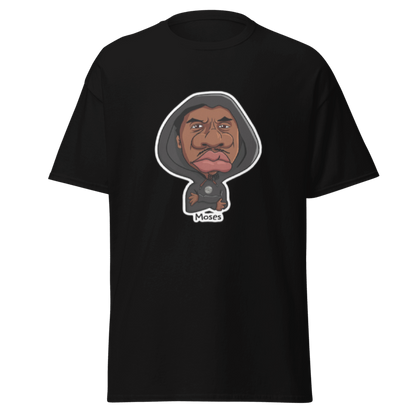 Moses Black Tee for Men By Nickel G.