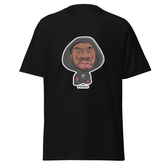 Moses Black Tee for Men By Nickel G.