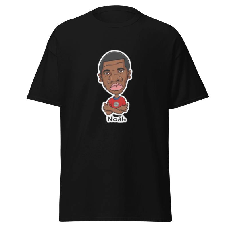 Noah Black Tee for Men By Nickel G.