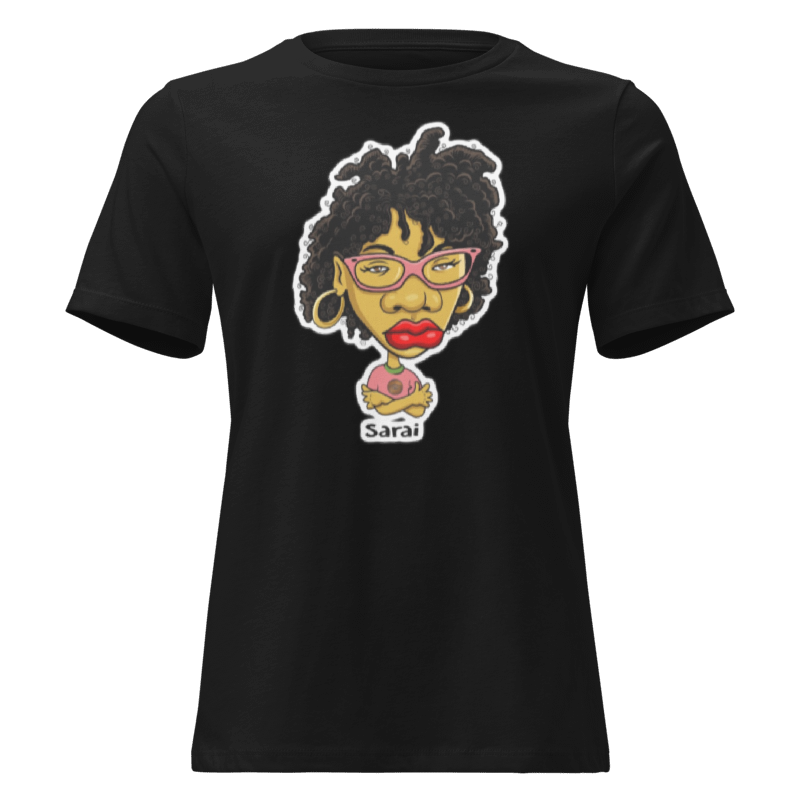 Sarai Black Tee for Women By Penny G.