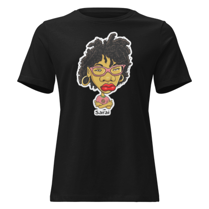 Sarai Black Tee for Women By Penny G.
