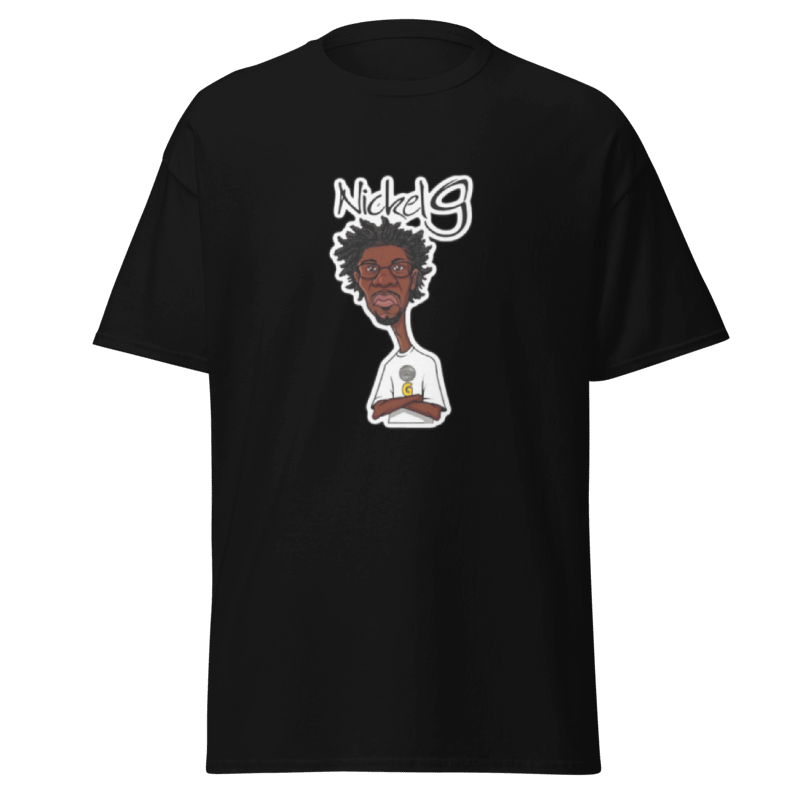 Black Tee for Men By Nickel G.