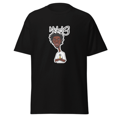 Black Tee for Men By Nickel G.