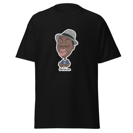 Abraham Black Tee for Men By Nickel G.