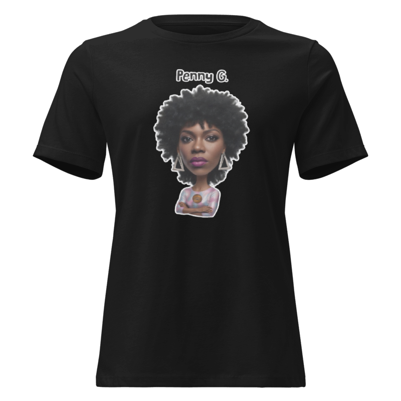 Black Tee for Women By Penny G.