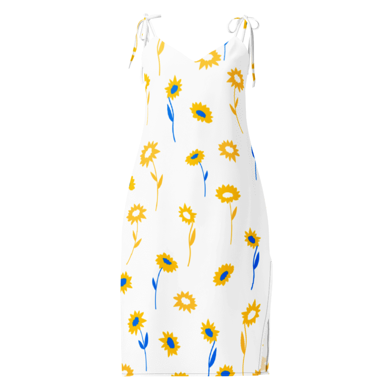 Women's Sunflowers Graphic Summer Dress By Penny G.