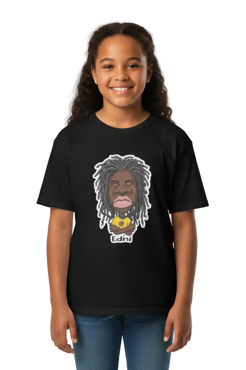 Edni Black Tee for Girls By Penny G.