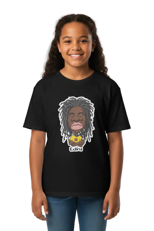 Edni Black Tee for Girls By Penny G.