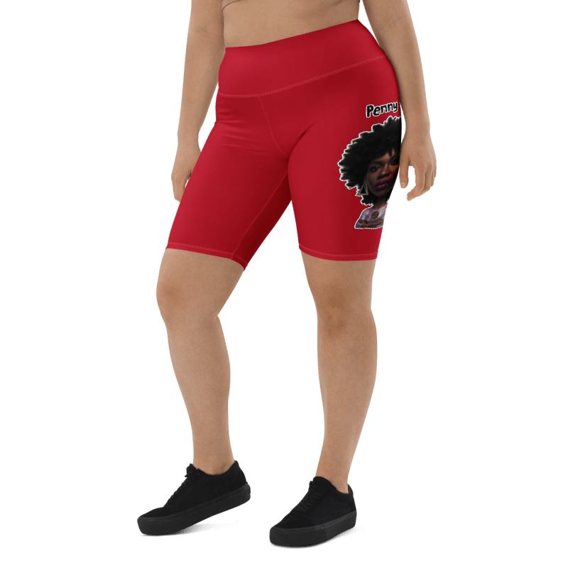 Penny G. Women's Red Biker Shorts Classic