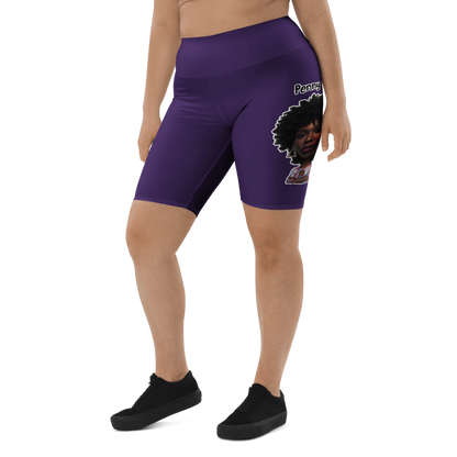 Penny G. Women's Purple Biker Shorts Classic