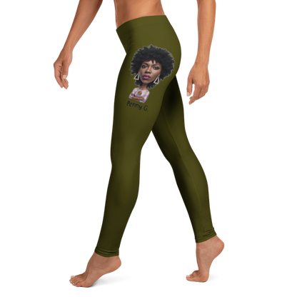 Penny G. Karaka (Olive Green) Leggings